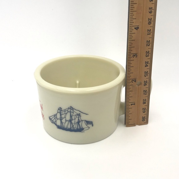 Vintage Old Spice Shaving Mug Ship Grand Turk Salem 1786, Recovery 1794 Shulton. - Picture 3 of 7